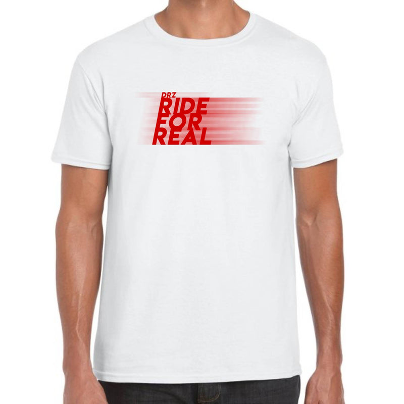 T-SHIRT RIDE FOR REAL BLANC/ROUGE 2020™